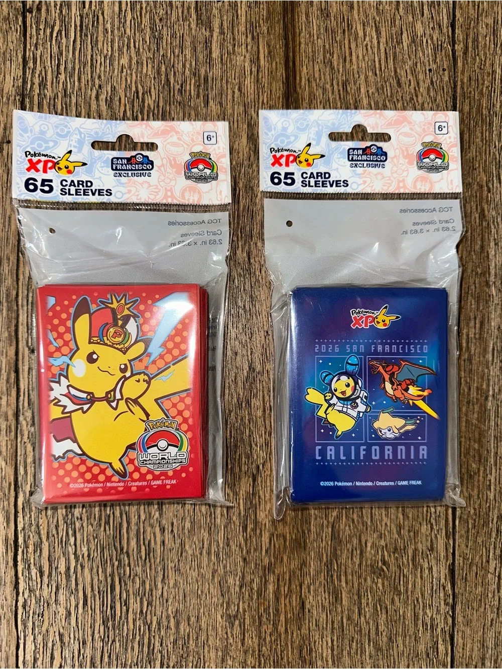 Pokémon World Championships 2026 & Pokémon XP San Francisco Exclusive Card Sleev